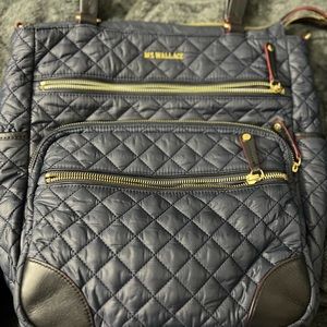 MZ Wallace Crosby tote in Navy